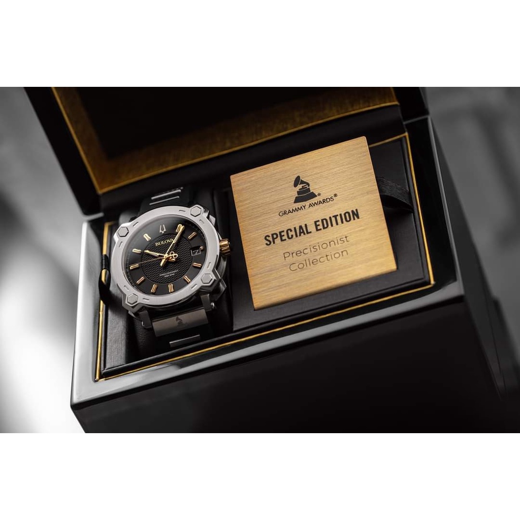 Đồng hồ nam Bulova Precisionist Men's Special Grammy Edition  98B319 chính hãng