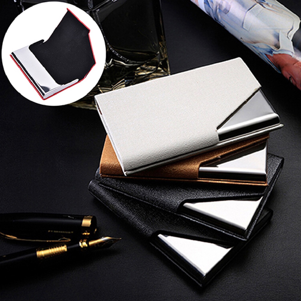 Ví Đựng Thẻ Tín Dụng / Danh Thiếp Bằng Thép Không Gỉ Cho Nam