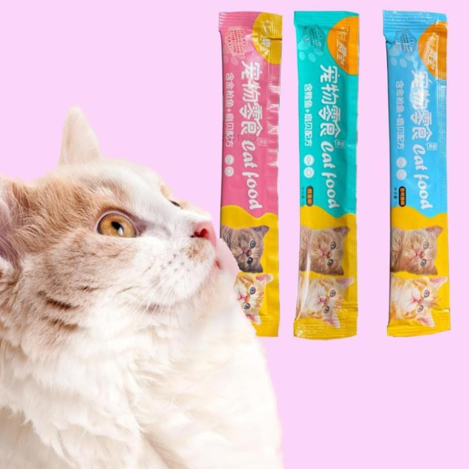 Pate Thanh dạng Gel dinh dưỡng cho mèo chó thức ăn dạng ướt cho mèo đồ ăn vặt mèo snack súp thưởng mè