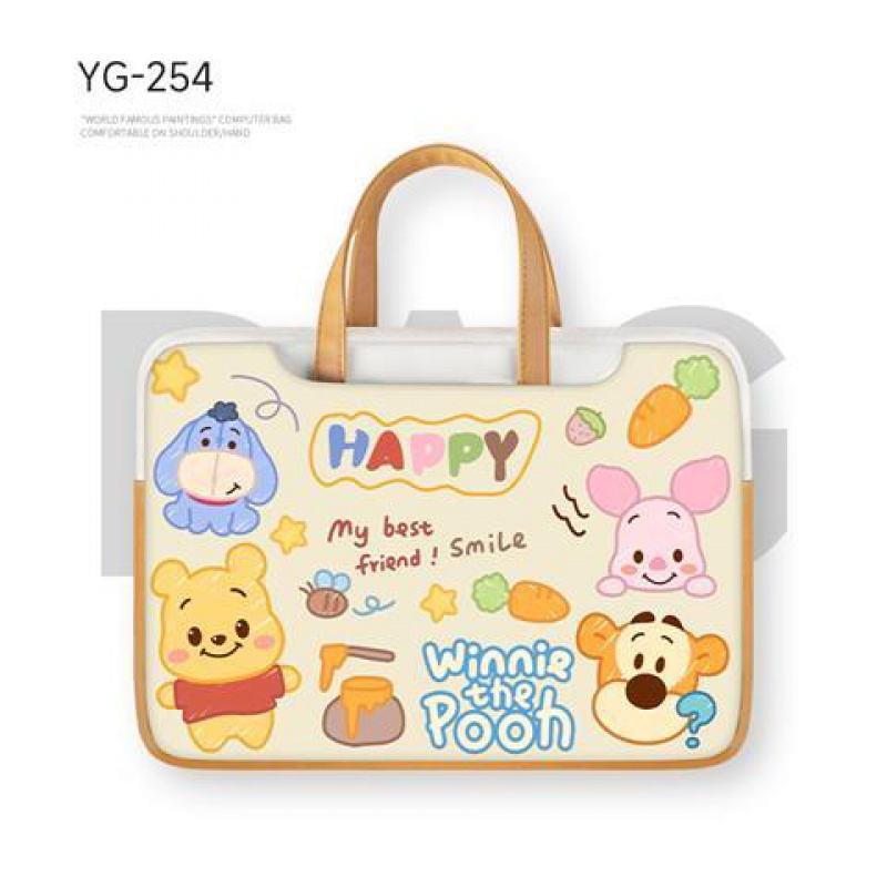 Túi Đựng Laptop 15.6-Inch 16-Inch 14-Inch 12-Inch Bằng Nhung Chống Mài Mòn In Họa Tiết Graffiti Dễ Thương