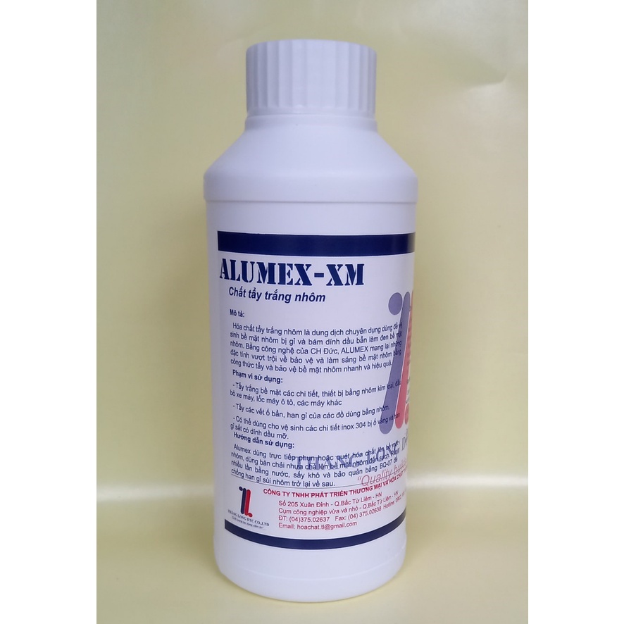 &lt;CỰC MẠNH&gt;Nước Tẩy Lốc Máy Đầu Bò , Tẩy Gầm Ô Tô ALUMEX-XM chai 500ml