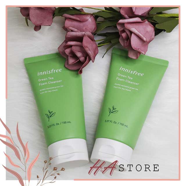 [Auth-Video Thật] Sữa Rửa Mặt Innisfree Trà Xanh - Mẫu Mới - 150ml