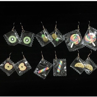 Khuyên tai kẹo ngọt trái cây phong cách dễ thương tinystore94