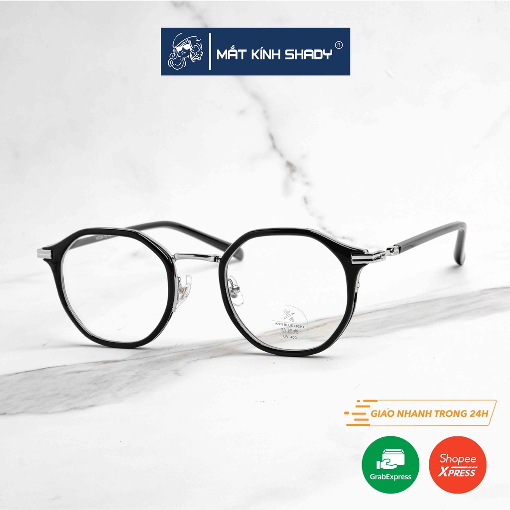 Gọng Kính Cận Hợp Kim Và Nhựa Shady Unisex G2265