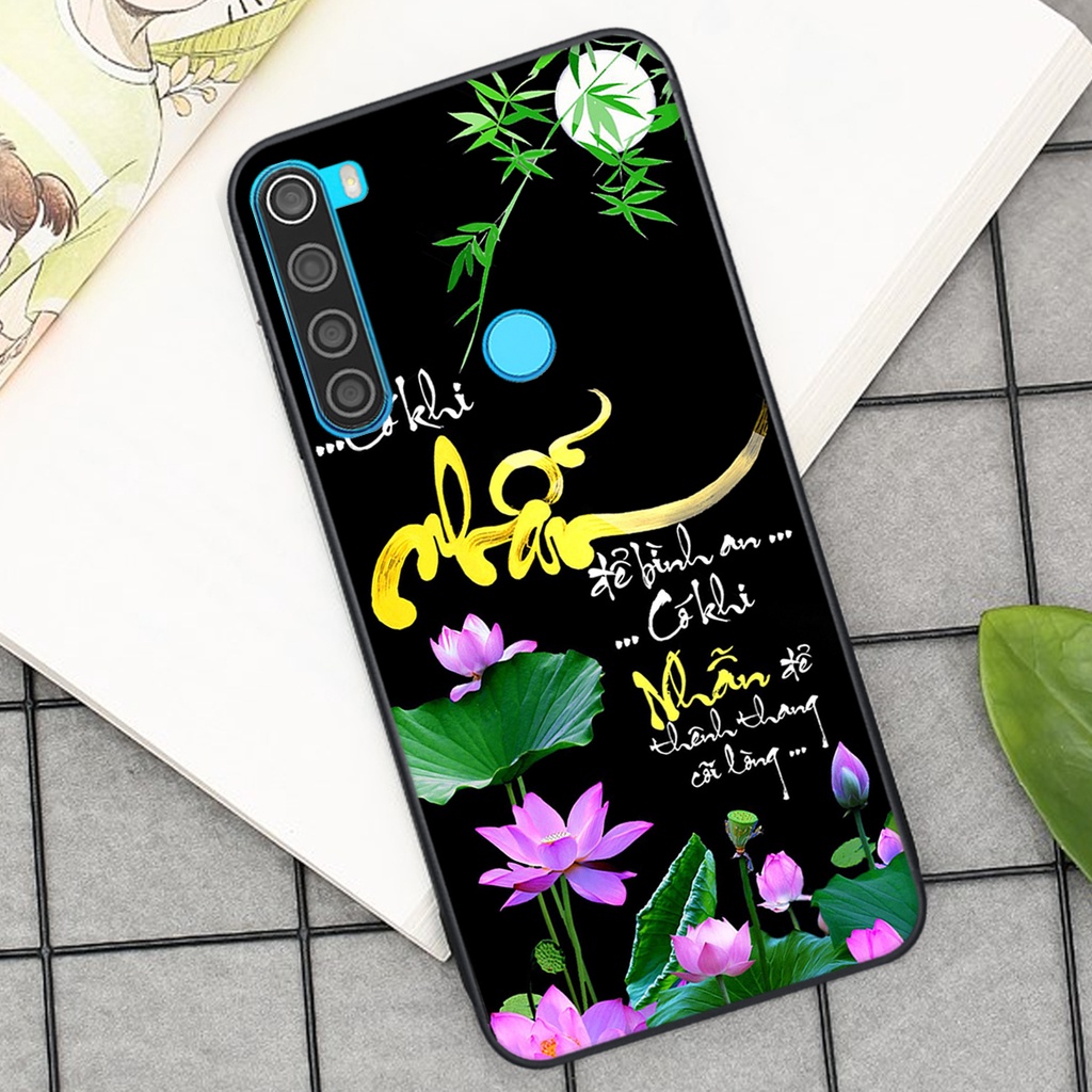 Ốp lưng Xiaomi REDMI NOTE 8 in hình chữ tài chữ lộc, Cha Mẹ, bình an SIÊU ĐẸP