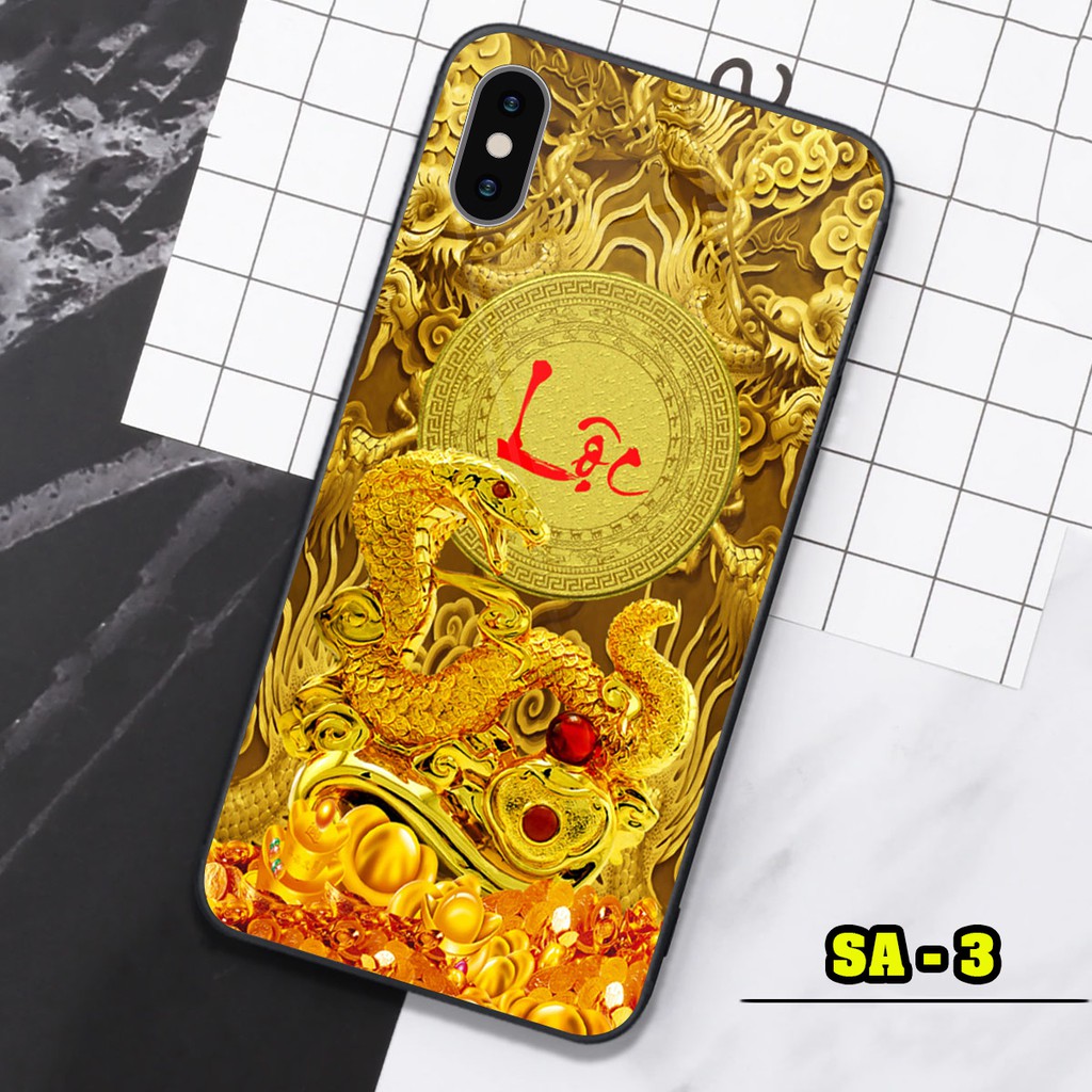 Ốp kính cho iPhone X - iPhone Xs - iPhone XR - iPhone Xs Max in hình các con giáp tài lộc