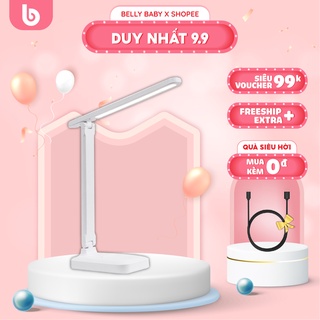 Đèn Học Để Bàn Đọc Sách, Chỉnh Độ Sáng Linh Hoạt Tích Điện BellyBaby