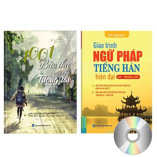 Sách - combo 2 sách: 1001 bức thư viết cho tương lai + ngữ pháp tiếng hán hiện đại + dvd quà tặng - combo1001tlnguphap