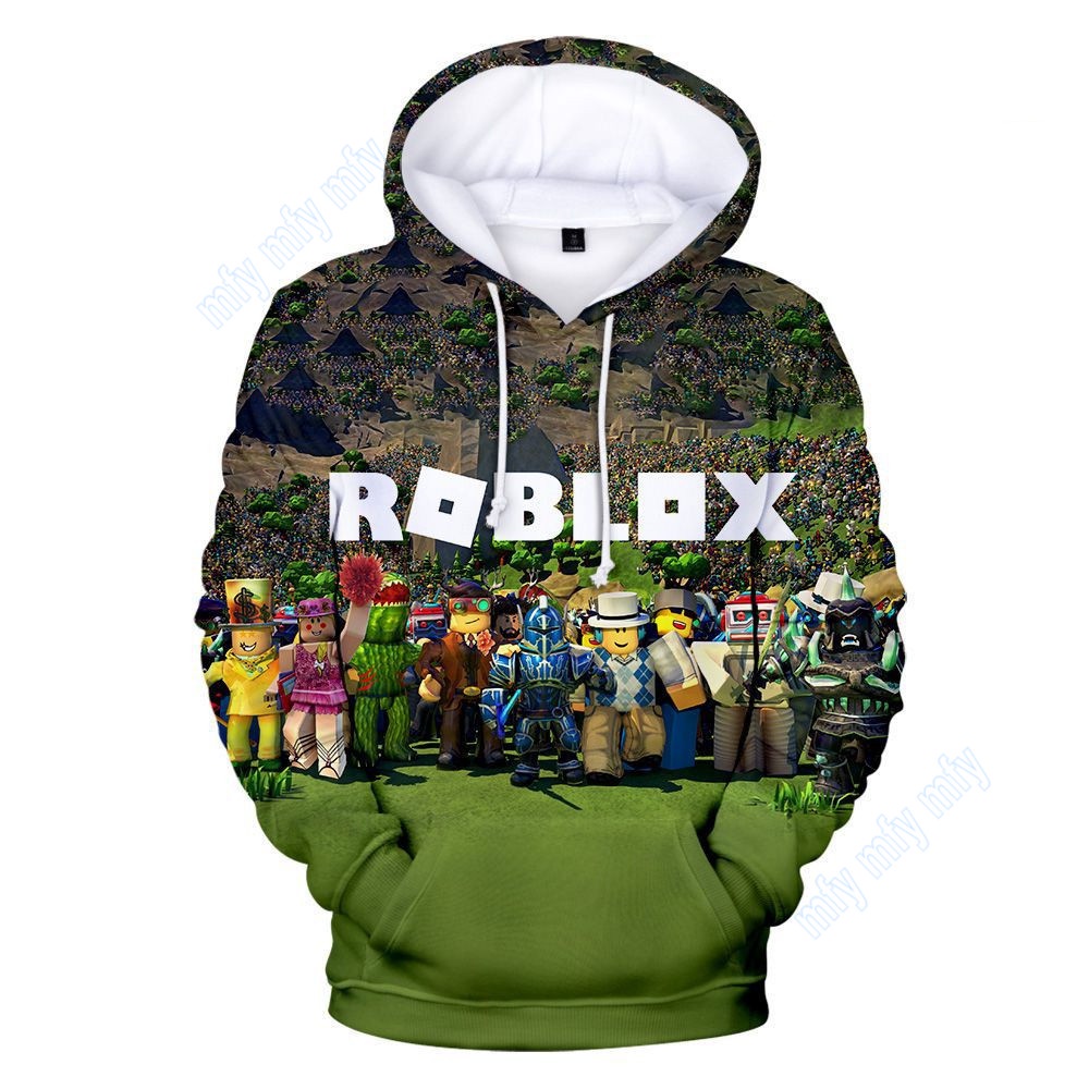 Áo Khoác Hoodie Roblox Thời Trang Cho Trẻ Em Trai / Bé Gái