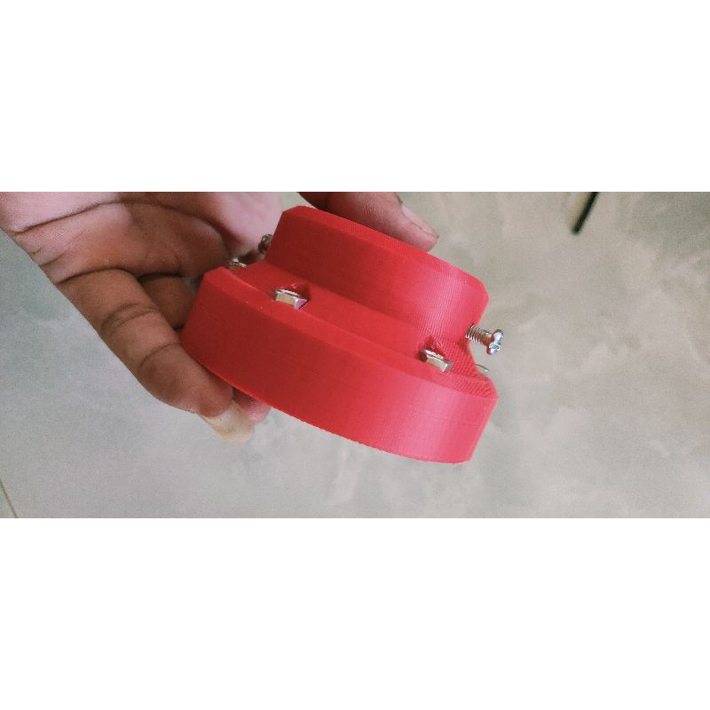 adapter gắn vô lăng trục 12mm có kèm bu lông đầy đủ