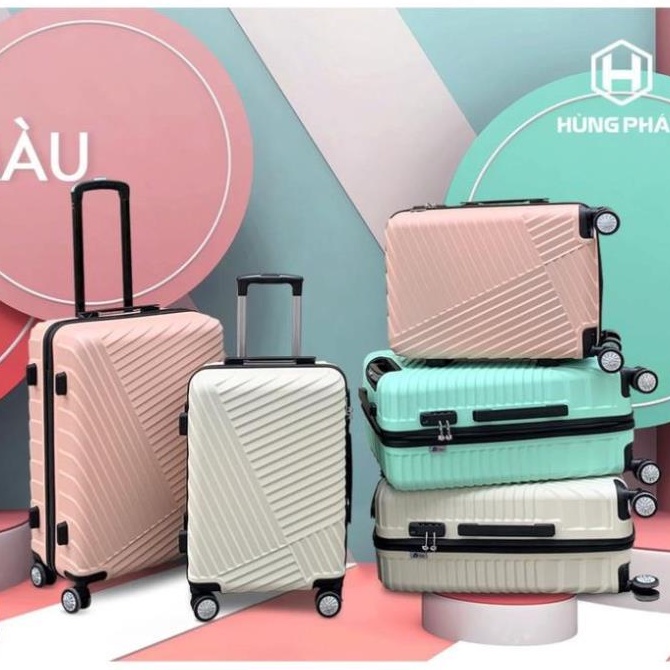 Vali kéo du lịch cao cấp UZO-203 kích thước 20, 24 inch chính hãng Hùng Phát - Bảo hành 5 năm