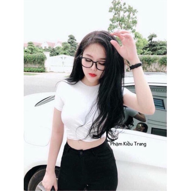 [KỊCH SÀN] Áo Croptop Xoắn Bụng Cá Tính D&N ( Áo Thun Croptop Dễ Thương) cho bạn thêm xinh đẹp và tự tin dạo phố