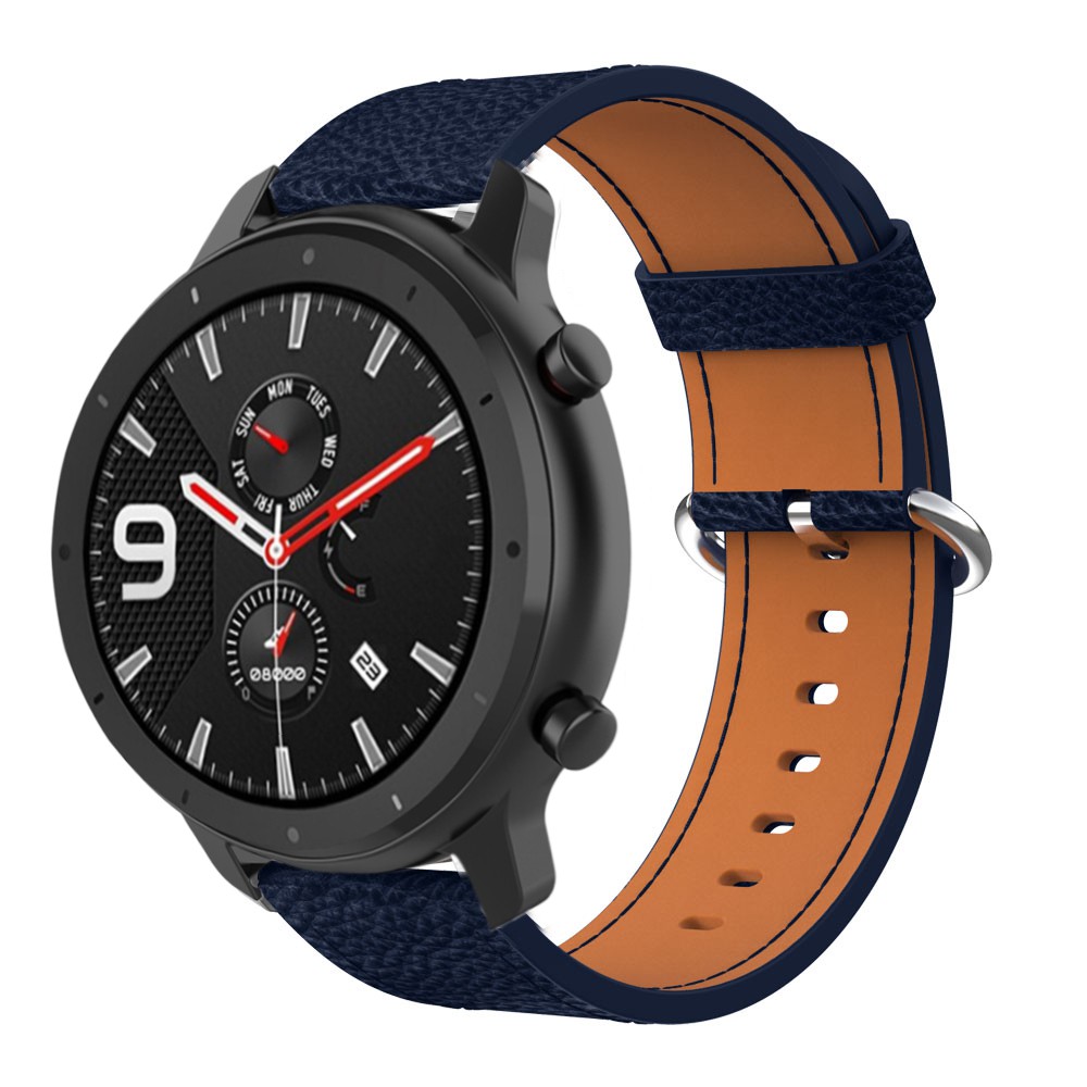 Dây đeo thay thế bằng da cỡ 22mm cho đồng hồ thông minh Huami Amazfit Gtr 47mm/Amazfit