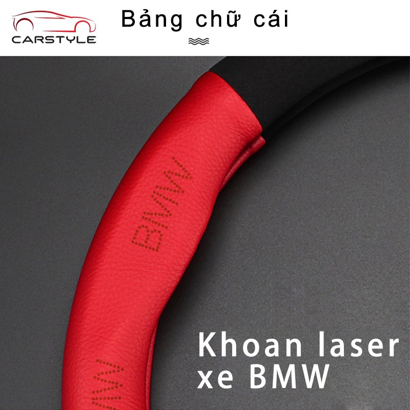 Bọc vô lăng lông da bò thật cao cấp đẹp cho xe BMW E36 E46 E39 E90 E60 E70 F10 F30 X1 X2 X3 X5 X7 M2 M3 M5 I3s G01 G20 Vô Lăng Xe Ô tô