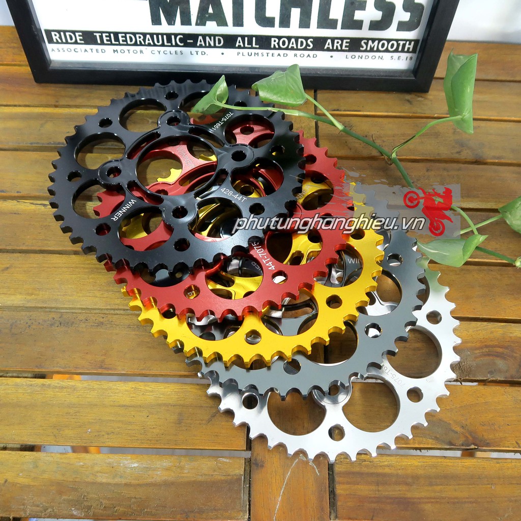 Combo NSD Cho Honda Winner - Sonic (Nhông Recto, Đĩa Nhôm 7075, Sên DID Nhật 9ly - 10ly)