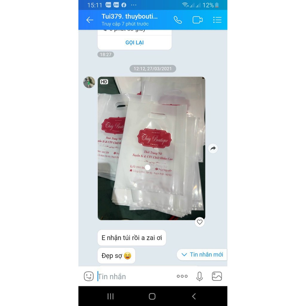 200 túi nilon in theo yêu cầu, in bao bì, in túi pe, túi bóng dẻo dai Frre ship toàn quốc