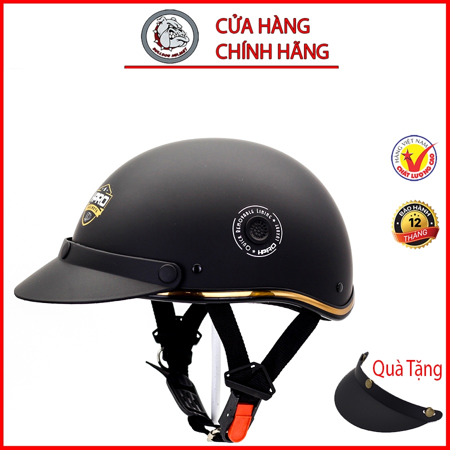 Mũ Bảo Hiểm 1/2 Hpro HP03 - Bulldogshop