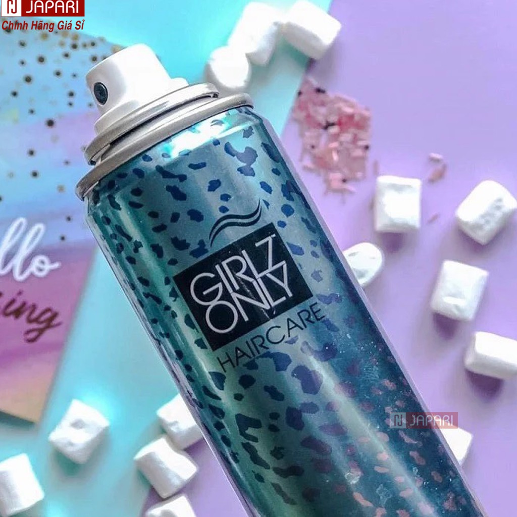 Dầu Gội Khô Girlz Only XANH Thơm Dạng Xịt Hương Cam Dry Shampoo Dawn 'Til Dusk Chăm Sóc Tóc Dưỡng Ẩm CHÍNH HÃNG JAPARI