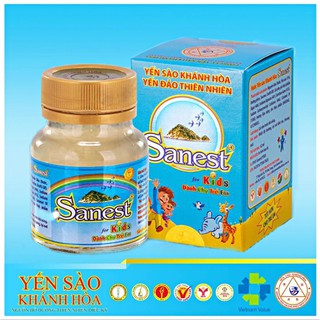 Nước yến Sanest Kids Khánh Hòa lọ 62ml ( Dành cho trẻ em )