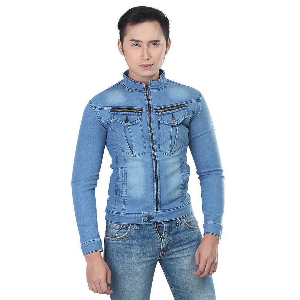 Áo Khoác Jean Màu Xanh Dương Phong Cách LEVIS Cá Tính Cho Nam 436