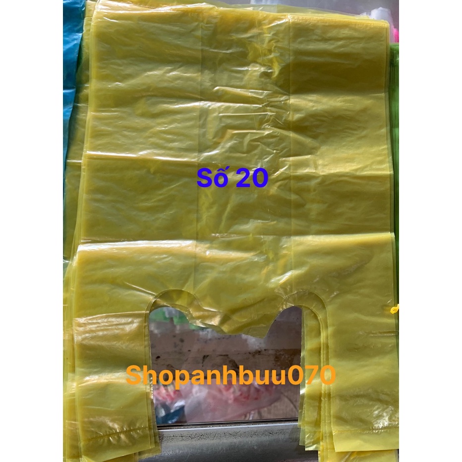 [Q11] 1kg (Loại mỏng) Túi Xốp Hai Quai Màu Đựng Từ 0.5kg-10kg