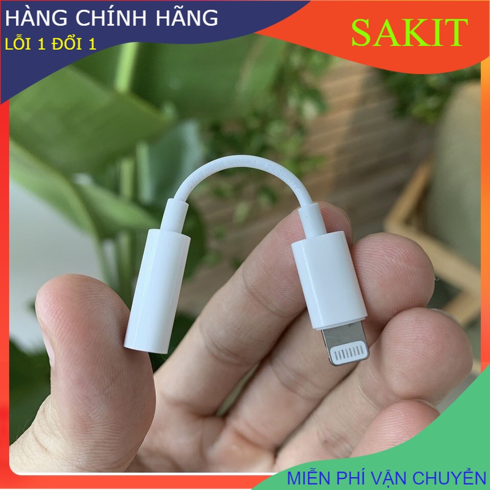 Jack - cáp chuyển đổi IPHONE đầu lightning ra jack 3.5 mm (zin)