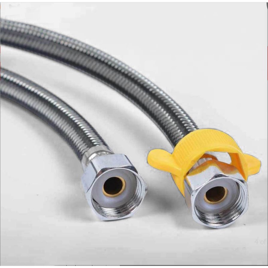 Dây cấp nước inox ren trong inox có gioăng kết nối vòi nước hay bồn cầu
