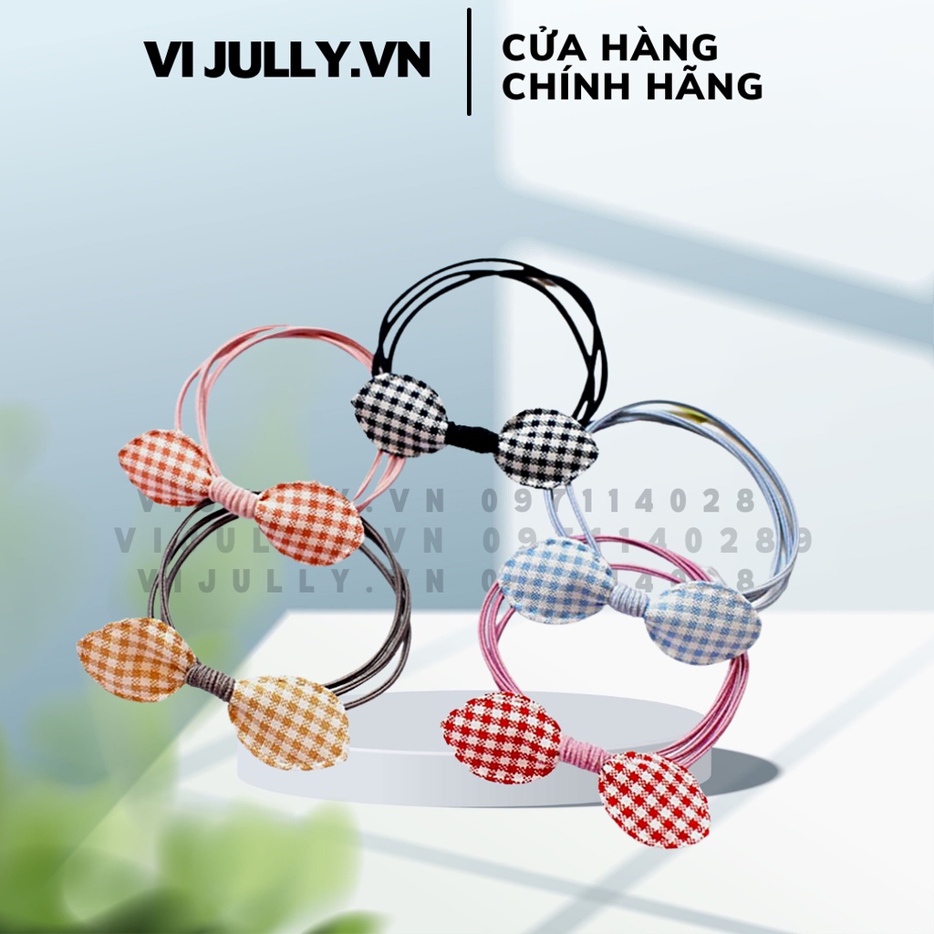 Dây Buộc Tóc Thời Trang Thun Hàn Quốc Siêu Xinh Nhiều Mẩu Xinh Xắn Cho Các Bạn Nữ