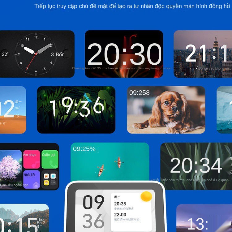 Tmall Genie CCMINI màn hình thông minh album ảnh điện tử loa Bluetooth âm thanh nhà robot đồng hồ báo thức nhỏ