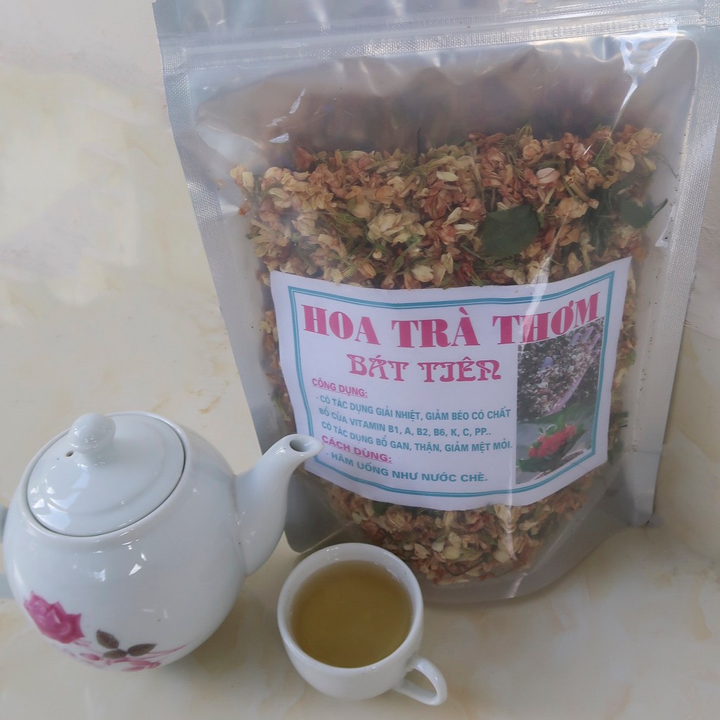 100G Hoa trà Bát Tiên ( hoa nhài khô ) Tây Bắc