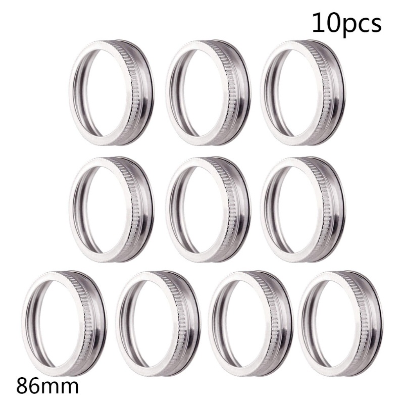 Set 10 Nắp Đậy Hũ Đựng Thực Phẩm Miệng Rộng Tiện Dụng