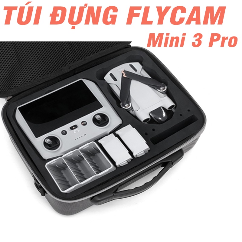 Túi đựng mavic mini 3 pro và phụ kiện flycam túi có dây đeo túi có xốp mút chống va đập