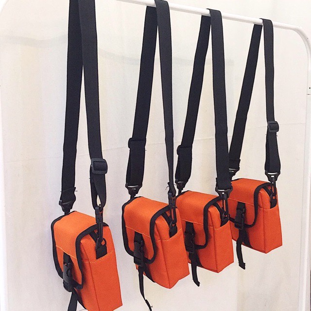 Túi Đeo Chéo Nam Nữ Unisex 🎒 FREESHIP🎒Túi Màu Cam