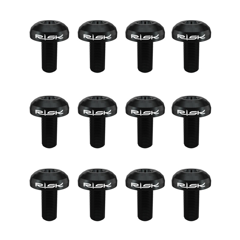 QQ Bộ 12 Ốc Vít M5x10mm Chuyên Dụng Cho Đĩa Phanh Xe Đạp MTB