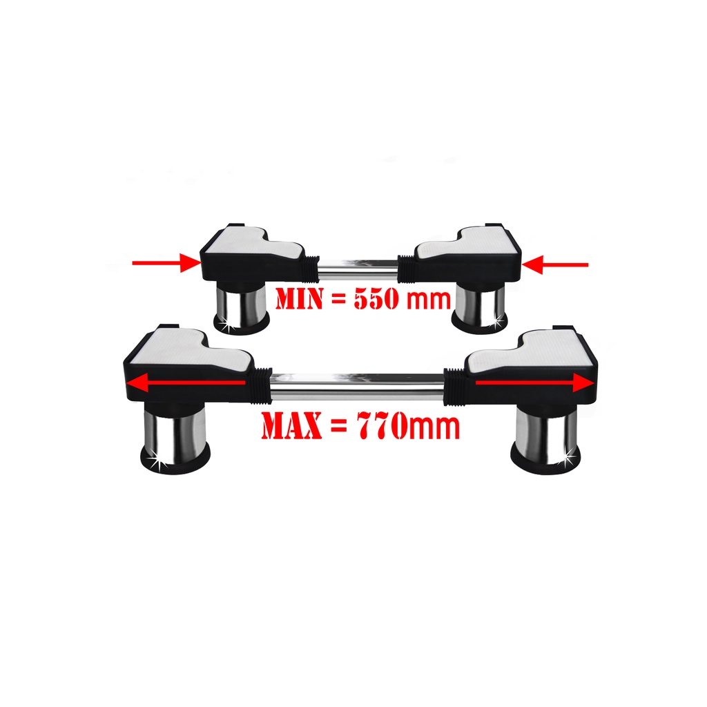 CHÂN MÁY GIẶT &amp; TỦ LẠNH CD5577 CƠ KHÍ CẢNH PHONG ( MÁY GIẶT từ 8 - 18 KG. TỦ LẠNH có dung tích từ 250 - 450 Lít.)