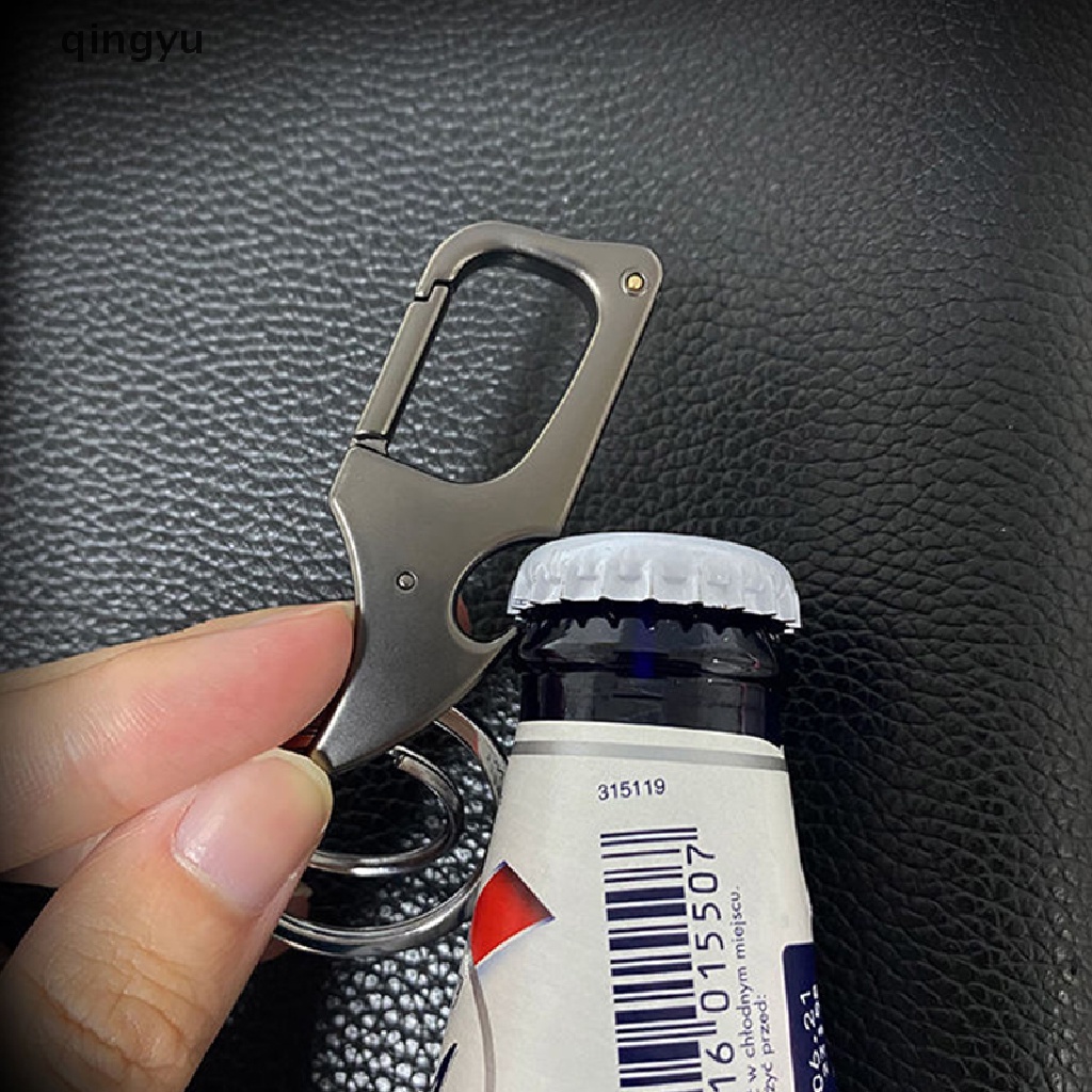 Qingyu Móc Khóa Con Quay Đồ Khui Chai Tự Động Bằng Hợp Kim Kẽm Cho Xe Hơi