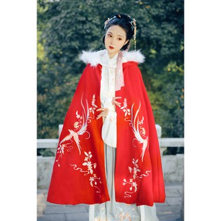 Áo choàng lông cổ trang (oder ) ms134