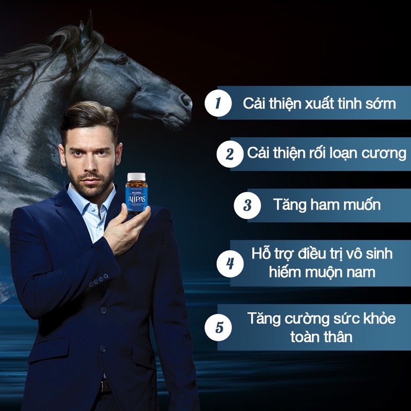 SÂM ALIPAS VIÊN UỐNG TĂNG CƯỜNG SINH LÝ NAM