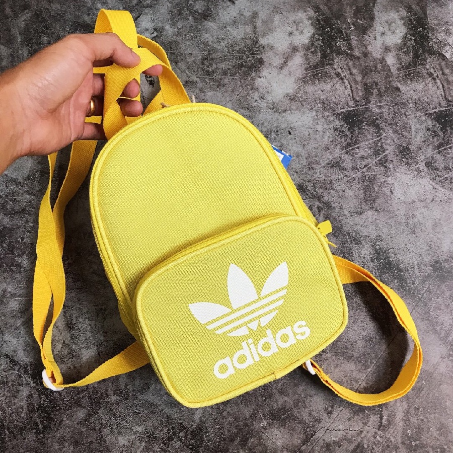 [ XẢ LỖ ] Balo Mini Adidas Santiago Yellow Mini Backpack Full Tag Code