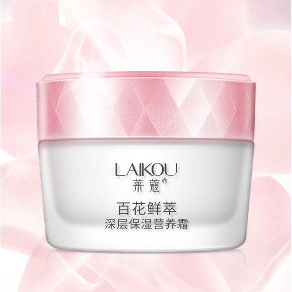 Kem dưỡng ẩm LAIKOU 50g giúp sáng mịn và trẻ hóa làn da - Chiết xuất Hoa Ly