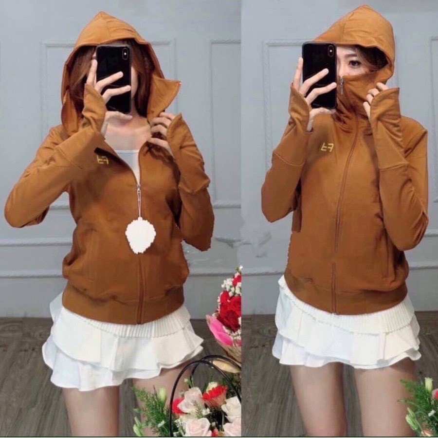 ÁO KHOÁC CHỐNG NẮNG NỮ THUN TẢN NHIỆT 4 CHIỀU 3 IN 1 SIÊU HOT