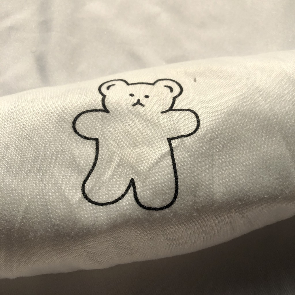 Bộ Đồ Mặc Nhà Set Quần Áo Cộc Họa Tiết Gấu Trắng Cotton 2 Chiều Kiểu Dáng Hàn Quốc