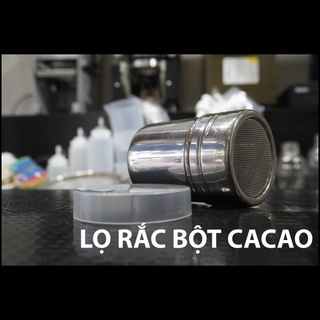 Lọ rắc bột cacao matcha inox có nắp