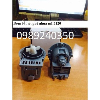 Bơm xả máy giặt cửa ngang loại bắt vít có phủ nhựa