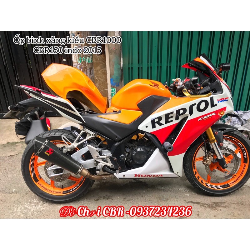 CBR150 INDO 2015 - ỐP BÌNH XĂNG CBR150 KIỂU CBR1000