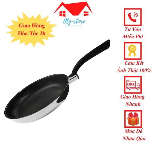 Chảo Inox chống dính Altenbach 5 lớp cao cấp với công nghệ Đức, chảo chiên rán, chảo sâu xào size 26cm, 28cm, 30cm