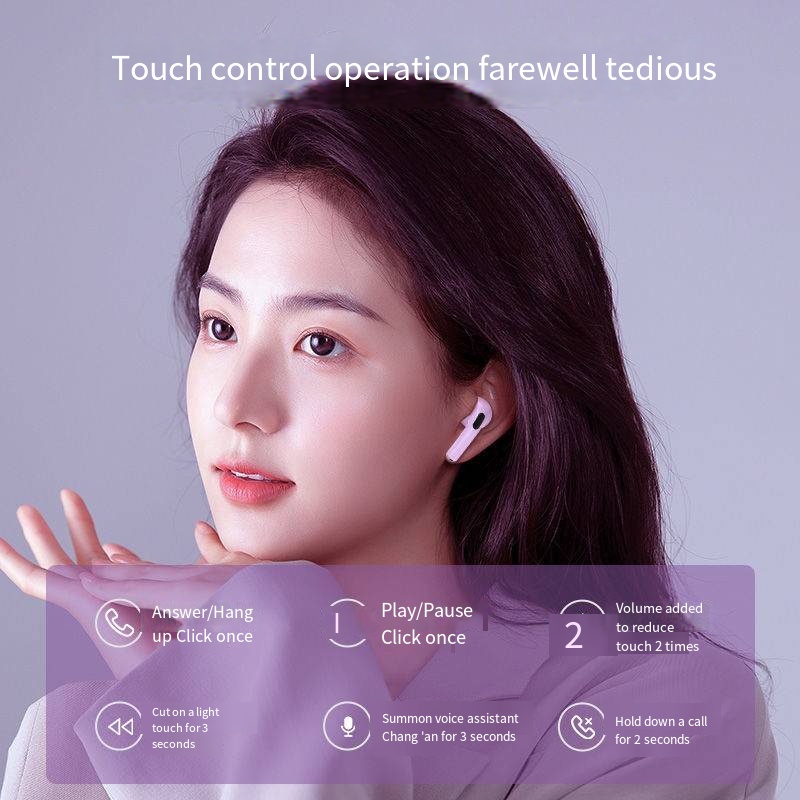 Tai Nghe bluetooth Không Dây mini Chất Lượng Cao Giảm Tiếng Ồn Cho Nam Nữ Xiaomi Huawei OPPO vivo