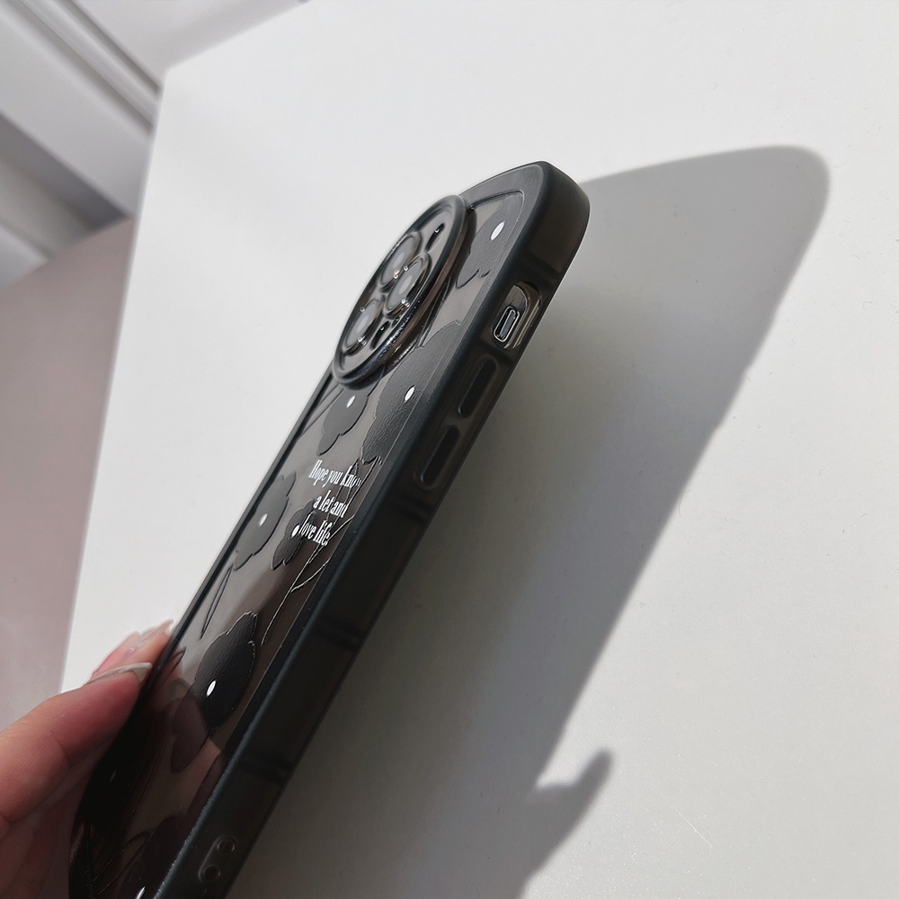 Ốp Điện Thoại TPU Mềm Trong Suốt Chống Sốc Hình Hoa Dễ Thương Cho iPhone 11 12 13 Pro Max X XR XS Max 7 8 plus SE 2020 2022