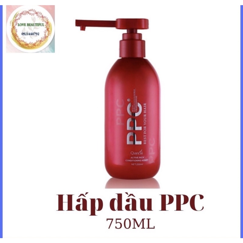 Phục hồi tóc PPC, Hấp dầu Keratin Cologen PPC,Hồi sinh tóc hư tổn.Bóng mượt, mùi nước hoa