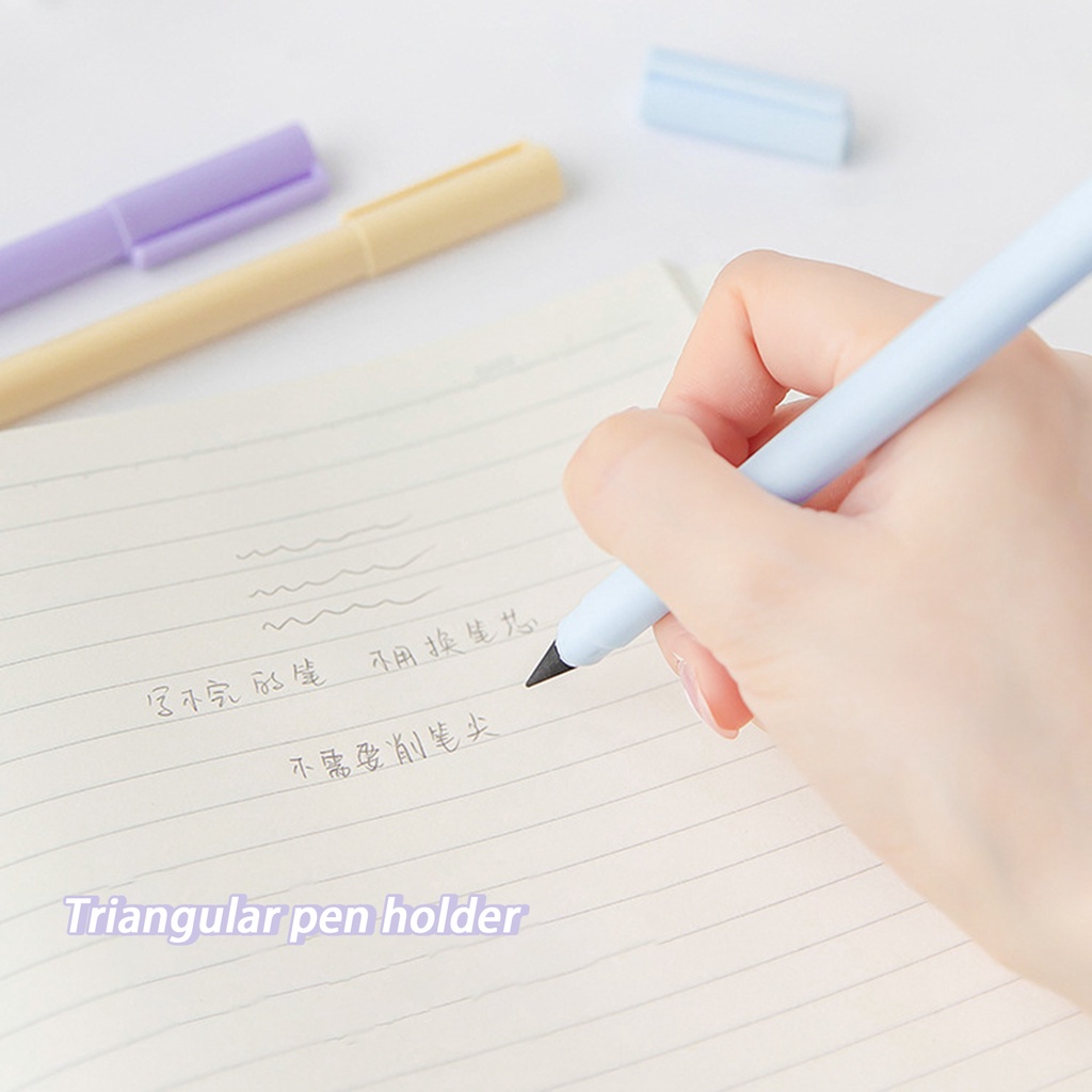 Macaron Eternal Pencil Magic Pencil HB Pencil Bút chì viết không giới hạn Bút chì không mài để viết Quà tặng cho trẻ em